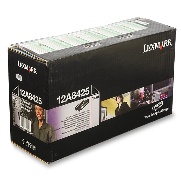 Lexmark 12A8425 toner haute capacité (d'origine) - noir 12A8425 034260 - 1