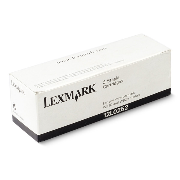 Lexmark 12L0252 agrafes pour finition (d'origine) 12L0252 034640 - 1