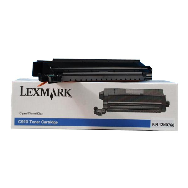 Lexmark 12N0768 Lexmark toner cyan (d'origine) 12N0768 034555 - 1