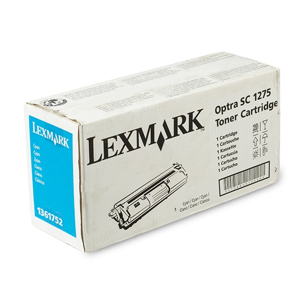 Lexmark 1361752 toner (d'origine) - cyan 1361752 034050 - 1