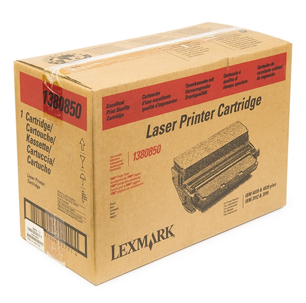 Lexmark 1380850 toner (d'origine) - noir 1380850 034400 - 1