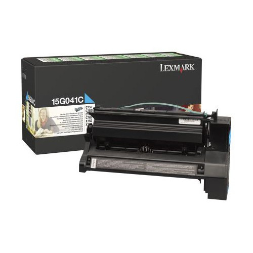 Lexmark 15G041C Lexmark toner cyan (d'origine) 15G041C 034520 - 1