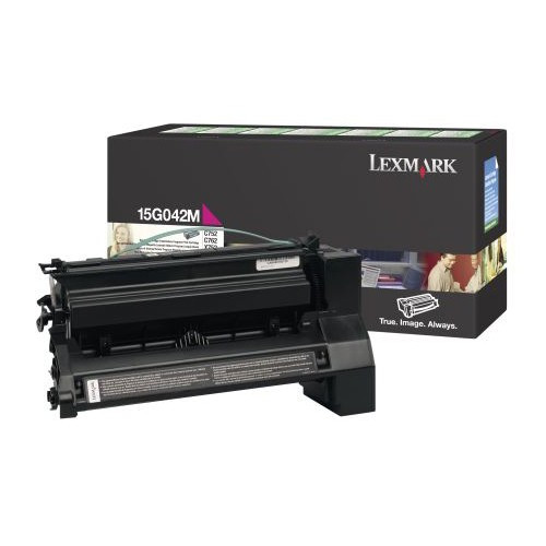 Lexmark 15G042M Lexmark toner magenta haute capacité (d'origine) 15G042M 034545 - 1