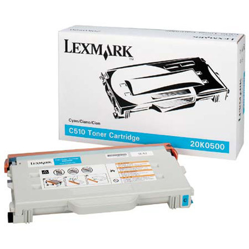 Lexmark 20K0500 toner cyan (d'origine) 20K0500 034405 - 1