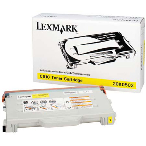 Lexmark 20K0502 toner jaune (d'origine) 20K0502 034415 - 1