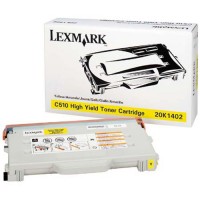 Lexmark 20K1402 toner haute capacité (d'origine) - jaune 20K1402 034435
