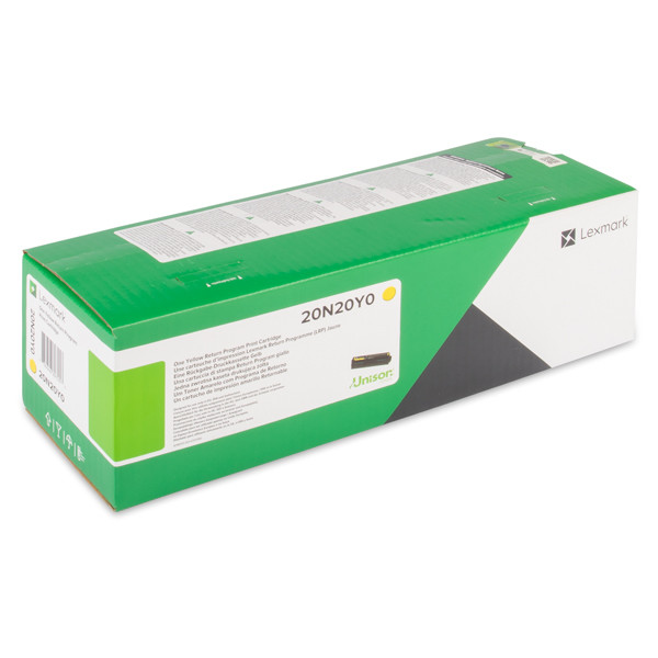 Lexmark 20N20Y0 toner jaune (d'origine) 905813 Lexmark 20N20Y0 toner jaune (d'origine) 905813 - 1