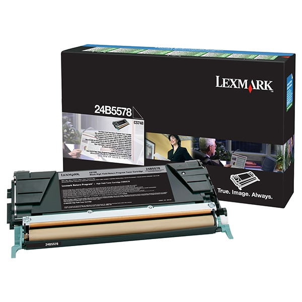 Lexmark 24B5578 toner noir haute capacité (d'origine) 24B5578 037586 - 1
