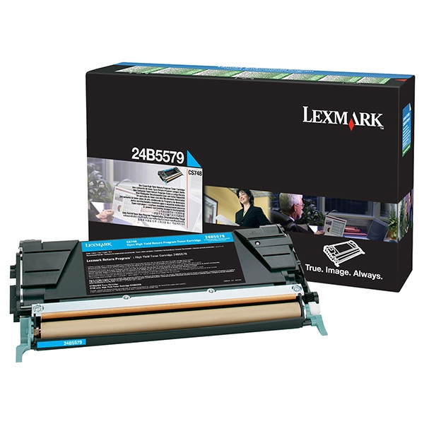 Lexmark 24B5579 toner cyan haute capacité (d'origine) 24B5579 037588 - 1
