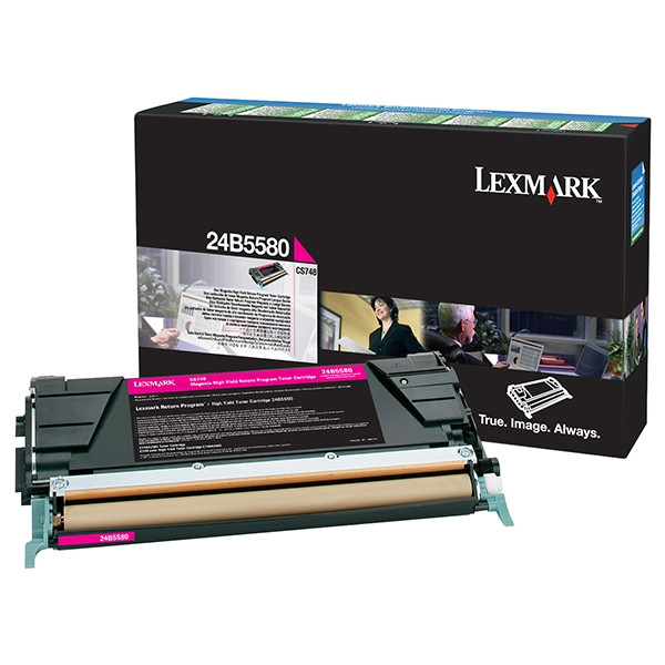 Lexmark 24B5580 toner magenta haute capacité (d'origine) 24B5580 037590 - 1