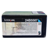 Lexmark 24B5587 toner cyan (d'origine) 24B5587 037398
