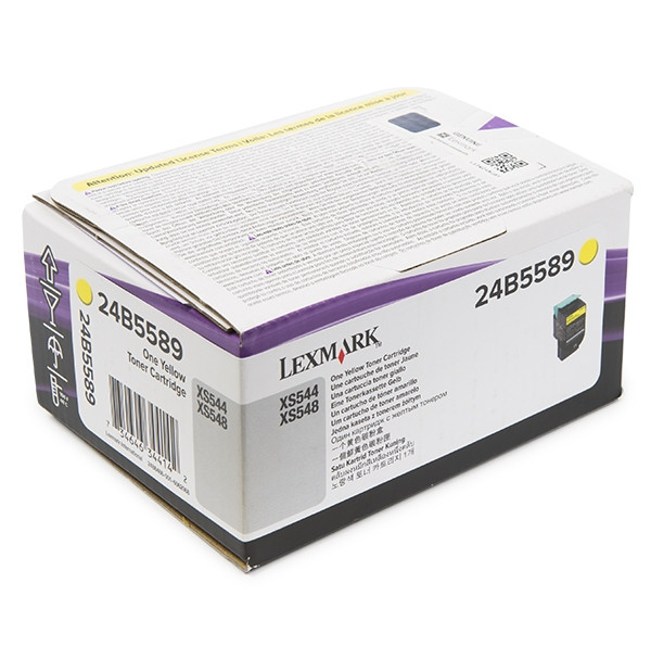 Lexmark 24B5589 toner jaune (d'origine) 24B5589 037402 - 1