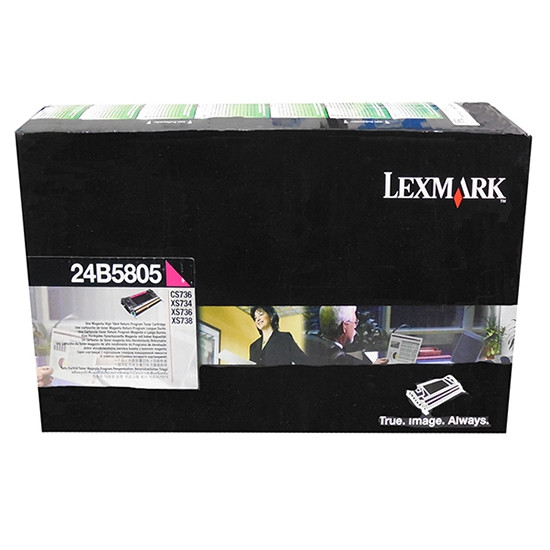 Lexmark 24B5805 toner magenta (d'origine) 24B5805 037430 - 1