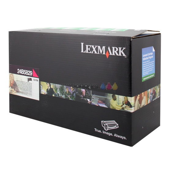 Lexmark 24B5829 toner magenta (d'origine) 24B5829 037388 - 1