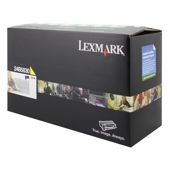 Lexmark 24B5830 toner jaune (d'origine) 24B5830 037390 - 1