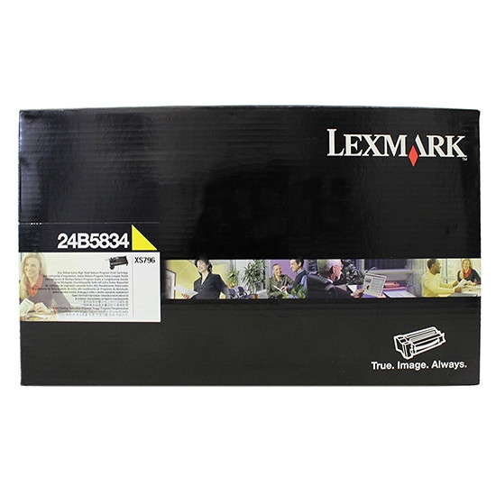 Lexmark 24B5834 toner jaune (d'origine) 24B5834 037412 - 1