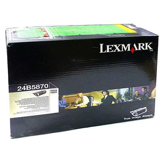 Lexmark 24B5870 toner noir (d'origine) 24B5870 037394 - 1