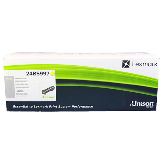 Lexmark 24B5997 toner jaune (d'origine) 24B5997 037722 - 1