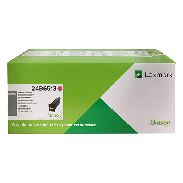 Lexmark 24B6513 toner magenta (d'origine) 24B6513 037808 - 1