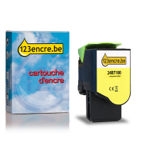 Lexmark 24B7180 toner (marque 123encre) - jaune 037931