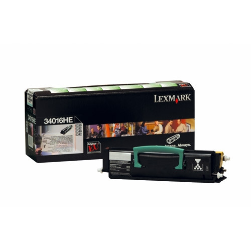 Lexmark 34016HE toner haute capacité (d'origine) - noir 34016HE 034725 - 1