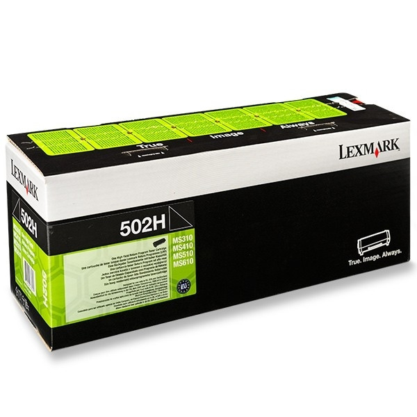 Lexmark 502H (50F2H00) toner haute capacité (d'origine) - noir 50F2H00 901508 - 1