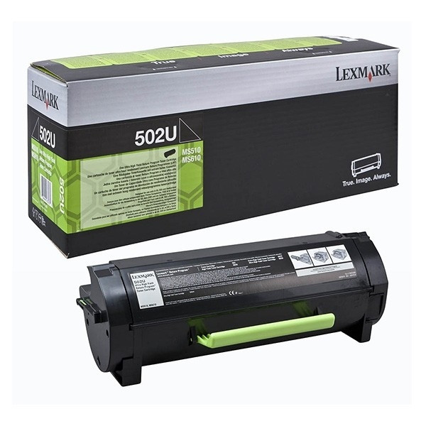 Lexmark 502U (50F2U00) toner extrême haute capacité (d'origine) - noir 50F2U00 901410 - 1