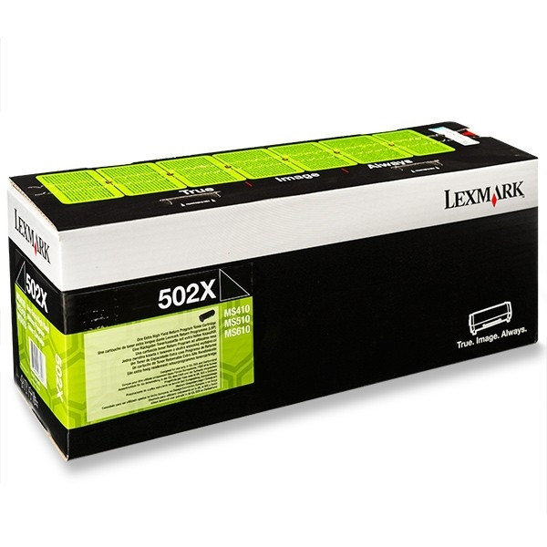 Lexmark 502X (50F2X00) toner extra haute capacité (d'origine) - noir 50F2X00 901346 - 1