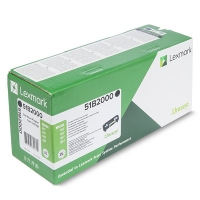 Lexmark 51B2000 toner (d'origine) - noir 51B2000 037728