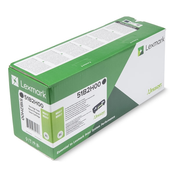 Lexmark 51B2H00 toner haute capacité (d'origine) - noir 51B2H00 037730 - 1