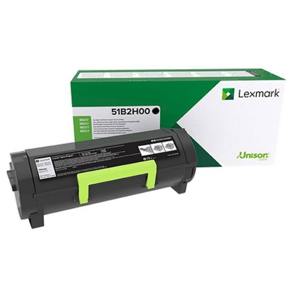 Lexmark 51B2X00 toner haute capacité (d'origine) - noir 51B2X00 037732 - 1