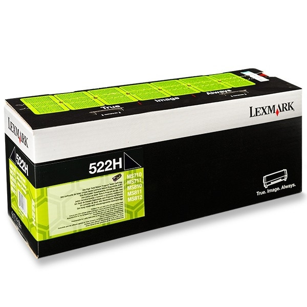 Lexmark 522H (52D2H00) toner haute capacité (d'origine) - noir 52D2H00 901899 - 1