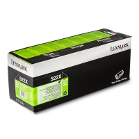 Lexmark 522x (52D2X00) toner extra haute capacité (d'origine) - noir 037322