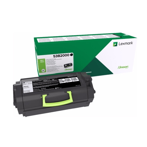 Lexmark 53B2000 toner (d'origine) - noir 53B2000 037734 - 1