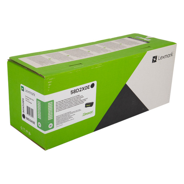 Lexmark 58D2X00 toner extra haute capacité (d'origine) - noir 58D2X00 037872 - 1