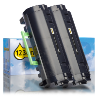 Lexmark 602 (60F2000) toner pack double (marque 123encre) - noir 037335