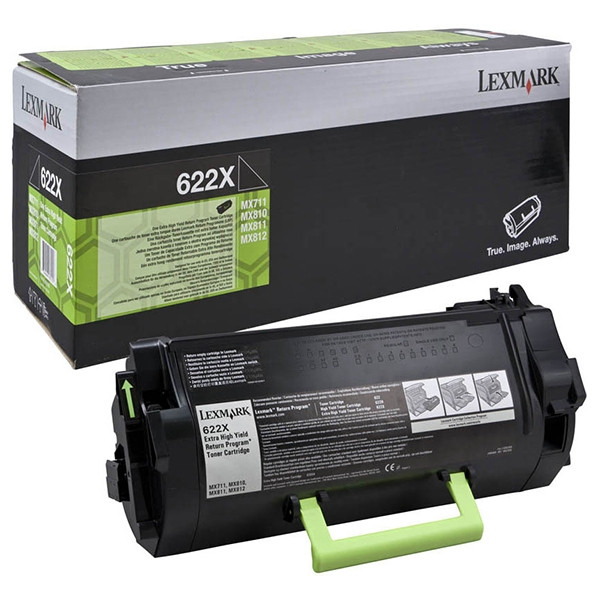 Lexmark 622x (62D2X00) toner extra haute capacité (d'origine) - noir 037234 - 1