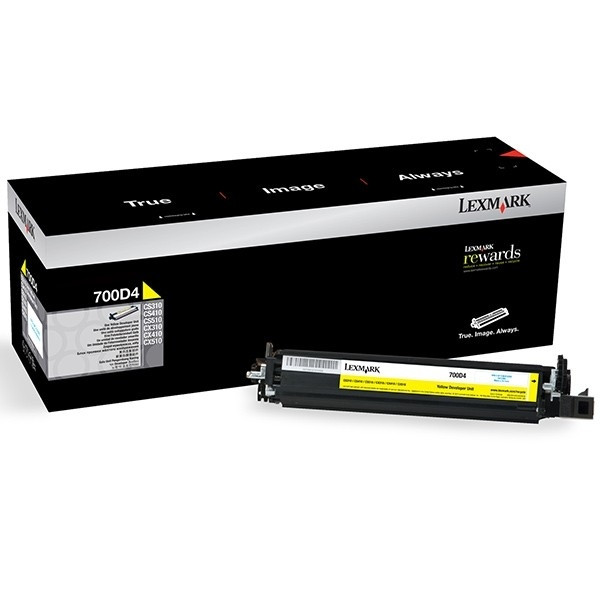 Lexmark 700D4 (70C0D40) développeur jaune (d'origine) 70C0D40 901194 - 1