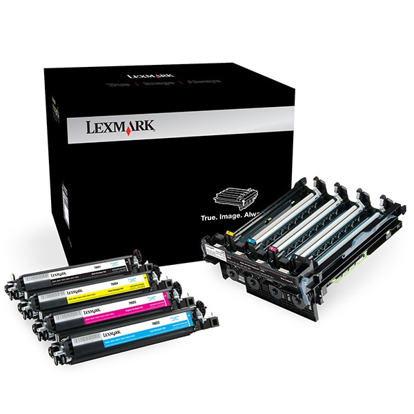 Lexmark 700Z5 (70C0Z50) kit d'imagerie noir/couleur (d'origine) 70C0Z50 037272 - 1