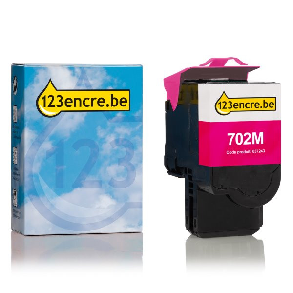 Lexmark 702M (70C20M0) toner (marque 123encre) - magenta 70C20M0C 037243 - 1