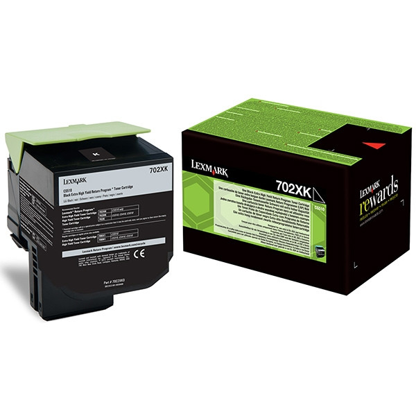 Lexmark 702XK (70C2XK0) toner extra haute capacité (d'origine) - noir 70C2XK0 037254 - 1