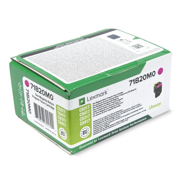 Lexmark 71B20M0 toner (d'origine) - magenta 71B20M0 037744 - 1