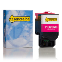 Lexmark 71B20M0 toner (marque 123encre) - magenta 71B20M0C 037745