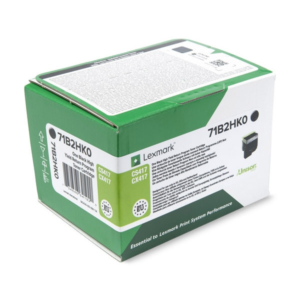 Lexmark 71B2HK0 toner haute capacité (d'origine) - noir 71B2HK0 037748 - 1