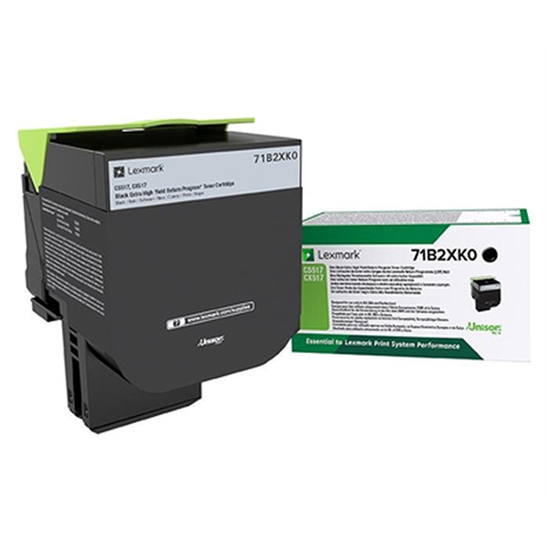 Lexmark 71B2XK0 toner extra haute capacité (d'origine) - noir 71B2XK0 037756 - 1