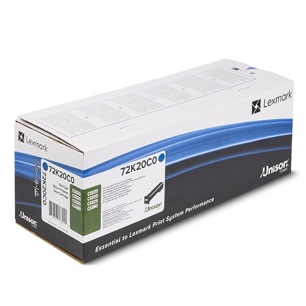 Lexmark 72K20C0 toner (d'origine) - cyan 72K20C0 037632 - 1