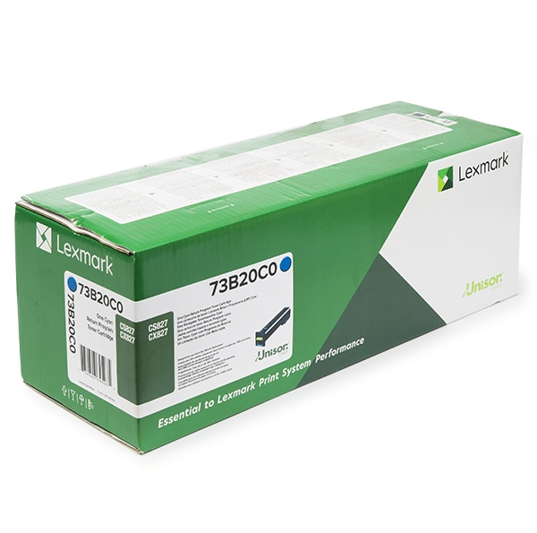 Lexmark 73B20C0 toner cyan (d'origine) 73B20C0 037768 - 1