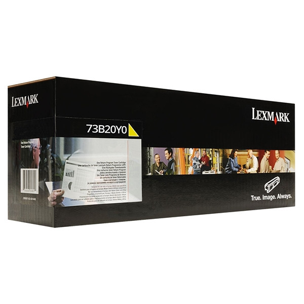 Lexmark 73B20Y0 toner jaune (d'origine) 73B20Y0 037772 - 1