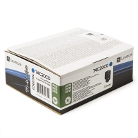 Lexmark 74C20C0 toner (d'origine) - cyan 74C20C0 037606