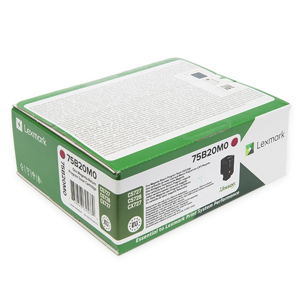 Lexmark 75B20M0 toner magenta (d'origine) 906000 - 1